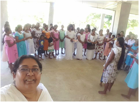 Distribution of Poshana Malu to Pregnant Ladies