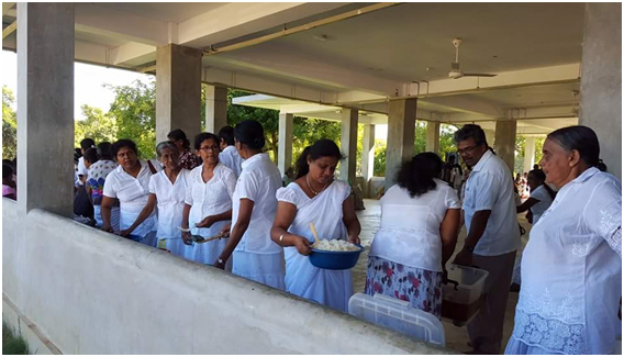 Distribution of Poshana Malu to Pregnant Ladies