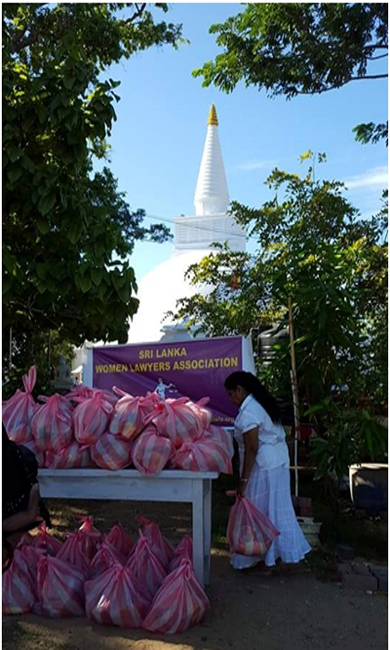 Distribution of Poshana Malu to Pregnant Ladies