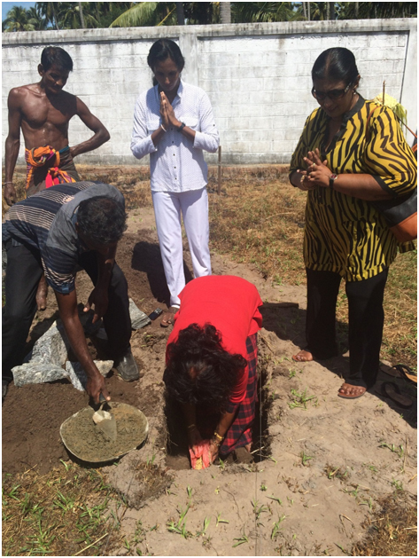 Foundation Stone Ceremony at Negombo