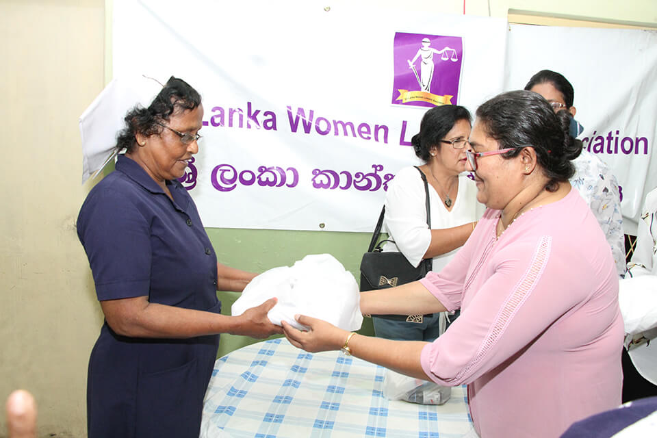 SLWLA Offered Lunch For All The Inmates At Victoria Home In Rajagiriya.