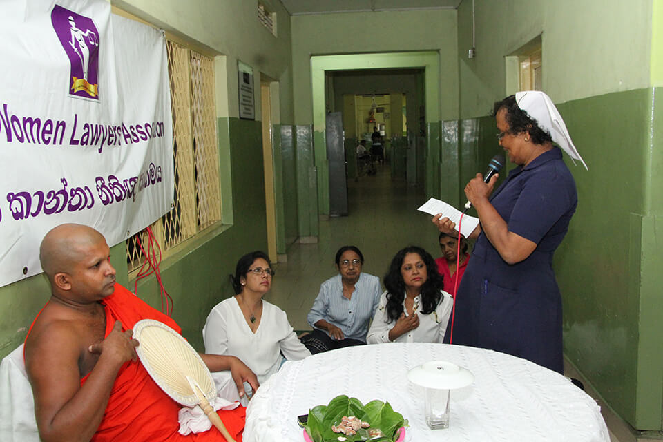 SLWLA Offered Lunch For All The Inmates At Victoria Home In Rajagiriya.